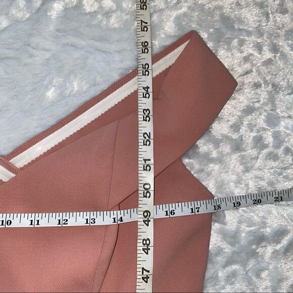 Dessy Collection Off-the-Shoulder Criss Cross Back Trumpet Gowns style 3012 size - Picture 12 of 12